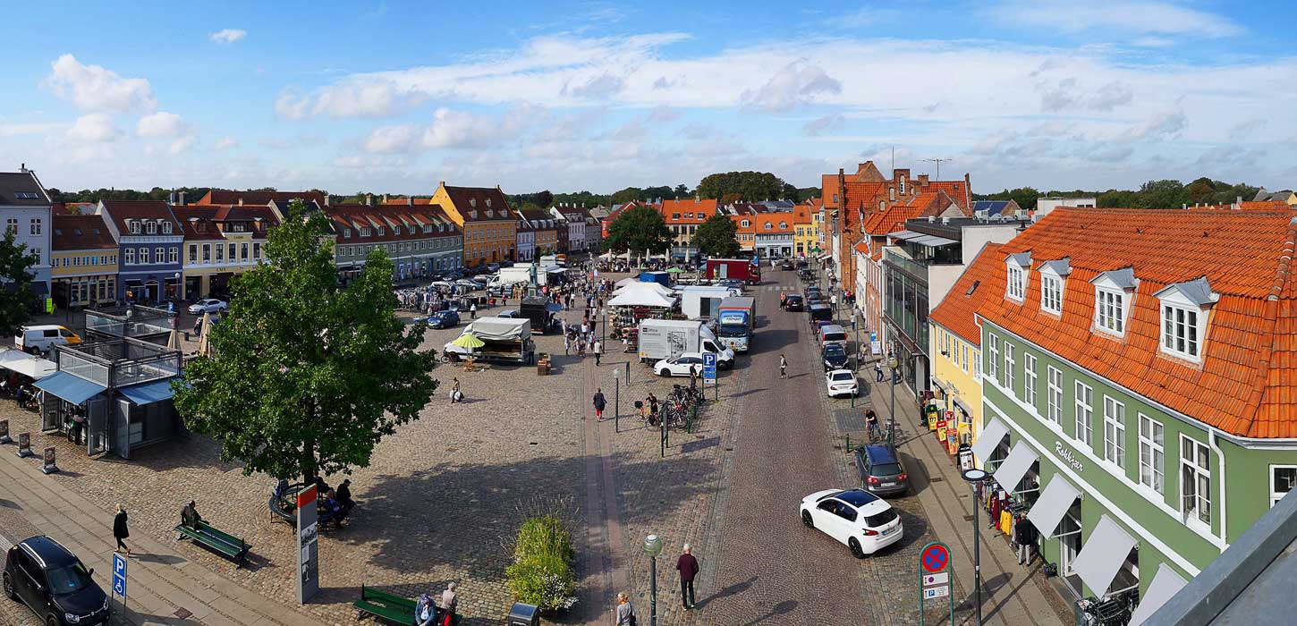 Køge Torv oppefra