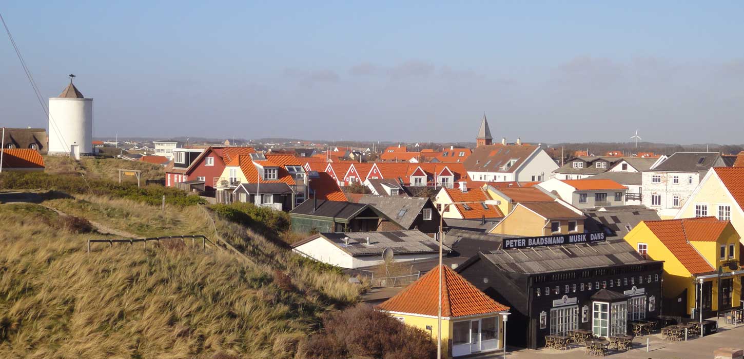 Løkken - udsigt over byen