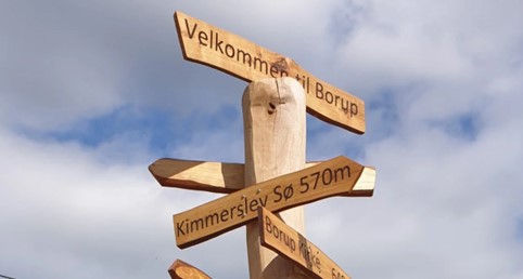Borup - vejviserskilt