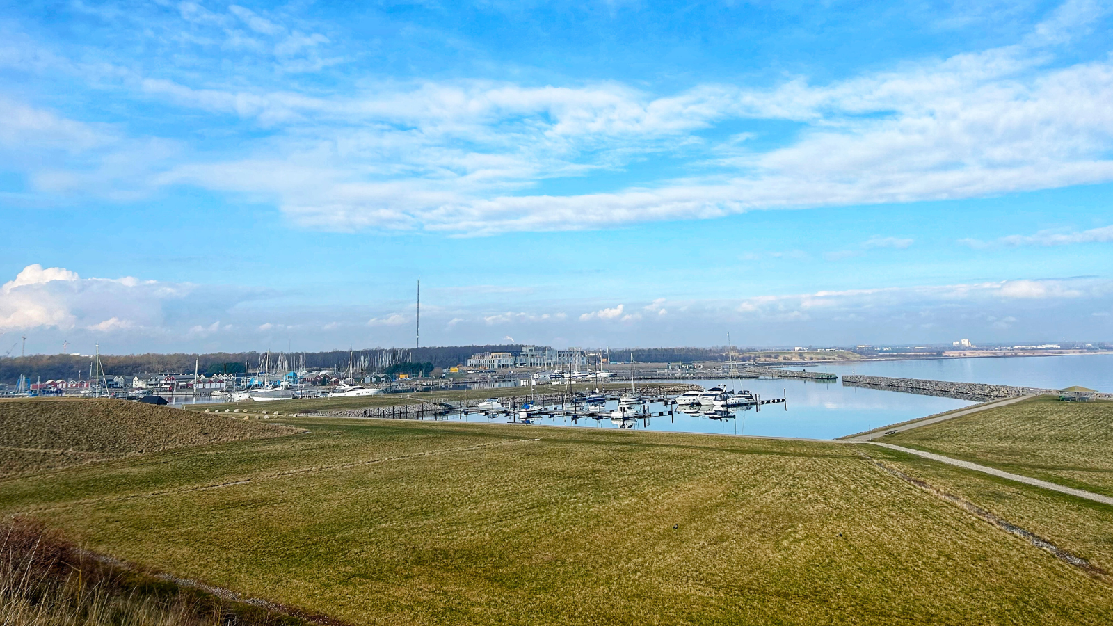 Udsigt til Køge Marina