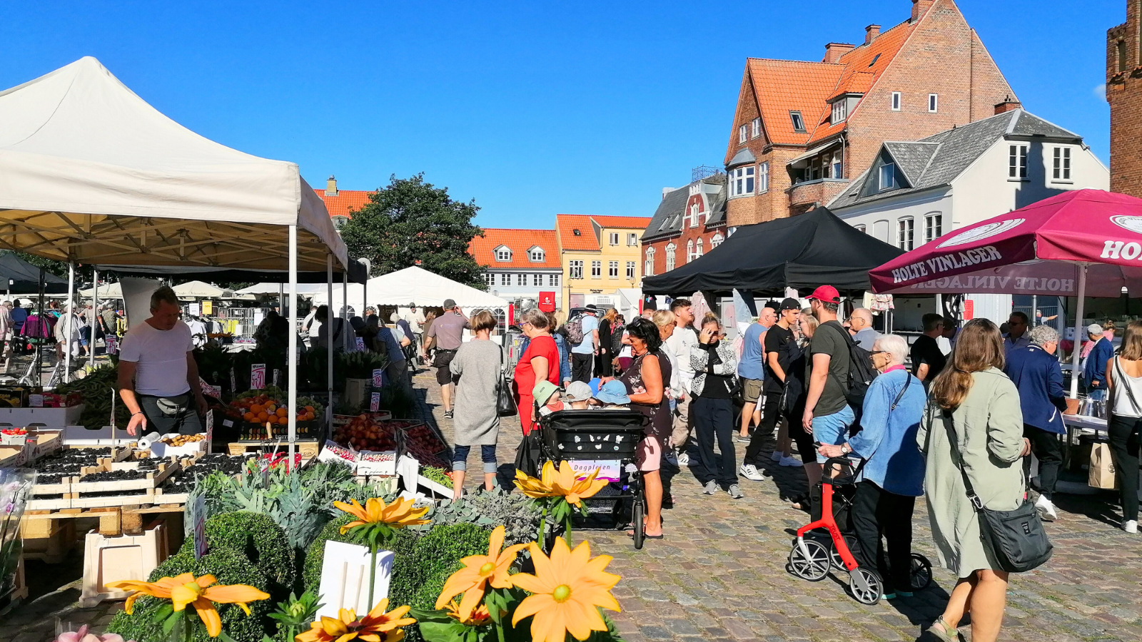 Markedsdag på Torvet i Køge